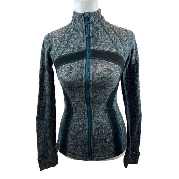 Ladies Lululemon Define Jacket Brushed Rose‎ Herringbone Pattern Size 4 - Picture 10 of 16